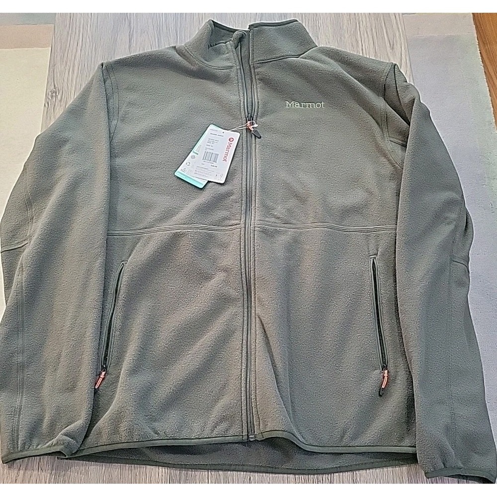 Marmot Men's Rocklin Jacket.  Size Large.  M12649-4859. Olive Green